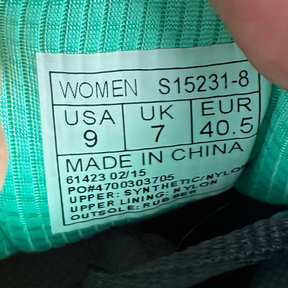 Saucony Liberate Black Mint Lightweight Running Shoes S15231-8 Women's Size 9 - Picture 10 of 11